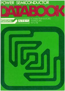 SGS - Power Semiconductors Databook - Power transistors & Thyristors 1973 1974